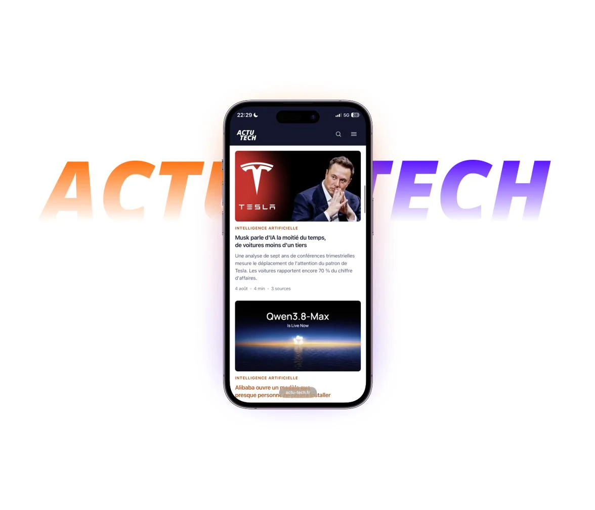 Actu Tech, média d'actualité technologique développé par Aura Production
